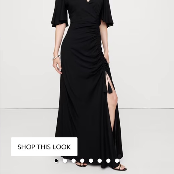 Banana Republic Black Midi Dress - Picture 5 of 5